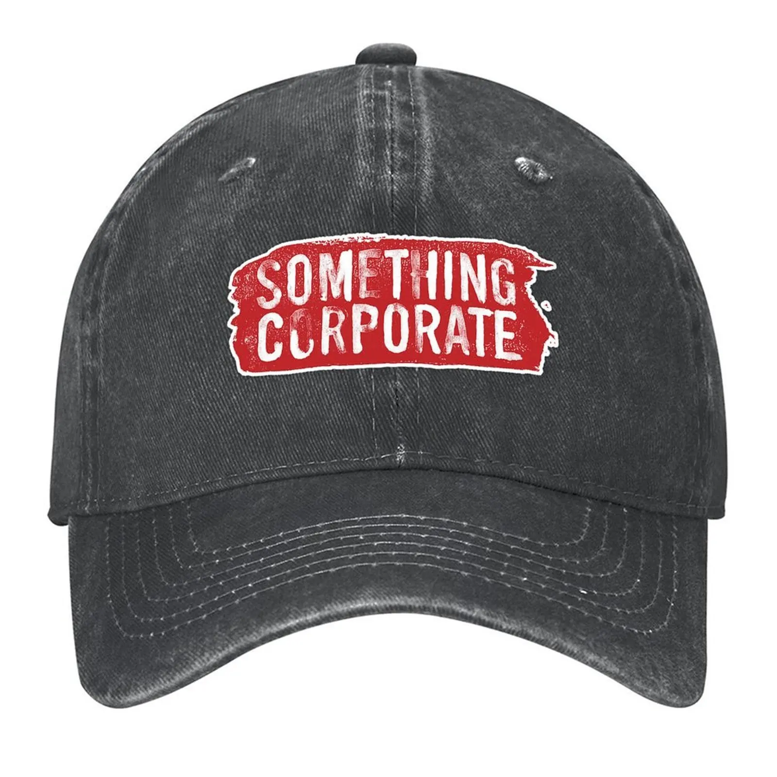 

Something Corporate Logo Baseball Cap Kids Hat men's big size hat Funny hats Hat Luxury Brand Men Hats Women's