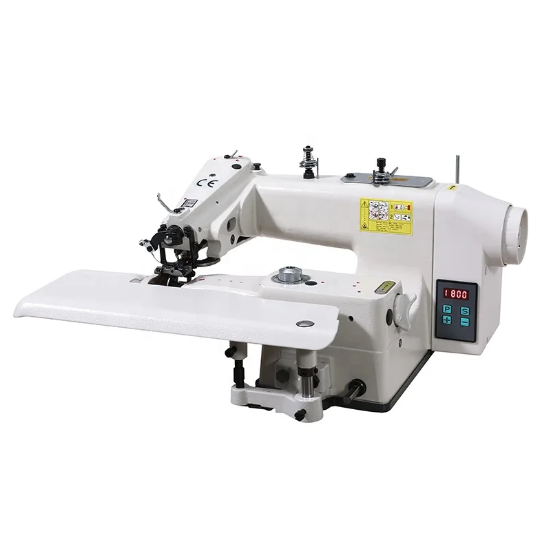 

Factory wholesale direct drive industrial blind stitch auto trimmer function binding sewing machine