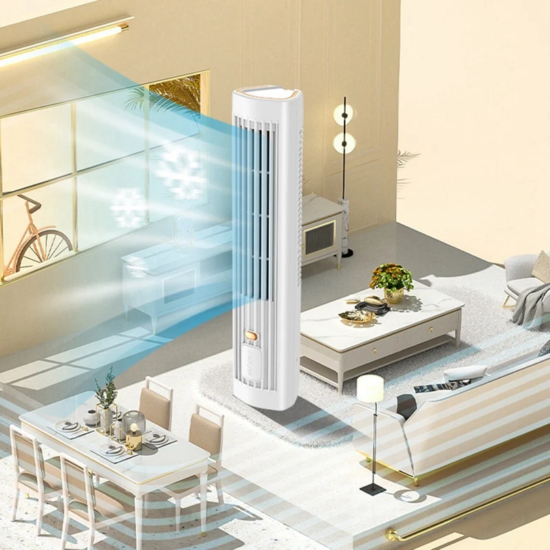 Portable Automatic Remote Air Conditioner, USB Personal Air Conditioner Mini Conditioner With 3-Speed Electric Fan