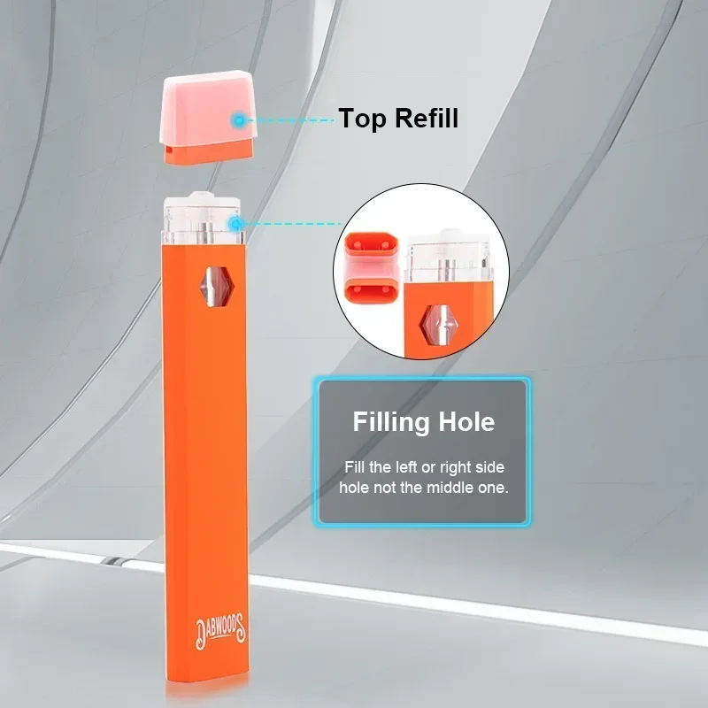 1 stücke 2 stücke Dabwoods Vape Stift 1 ml Keramik Spule Leere Pod Gerät Dicken Öl Dampf 280 mAh Batterie E Zigarette Wiederaufladbare Kits Ecig