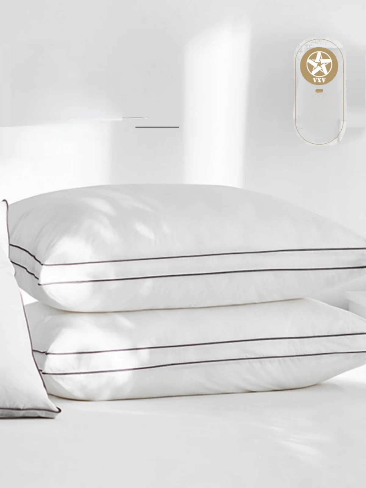 oreiller-d'hotel-en-pur-coton-ultra-doux-rectangulaire-pour-adulte-soutien-du-cou-aide-au-sommeil-anti-affaissement-profil-bas