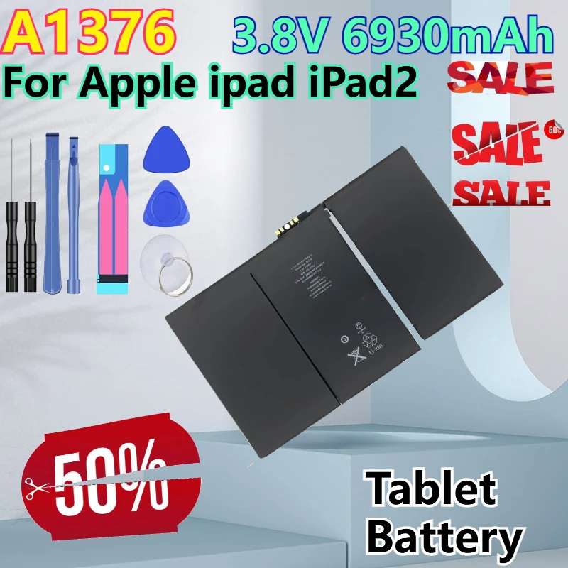 

Для Apple ipad 1 2 3 4 6 A1547 A1396 A1397 A1566 A1567 A1416 A1430 A1376 A1316 A1403 A1433 3,75 В 6500 мАч Аккумулятор A1315 + инструменты