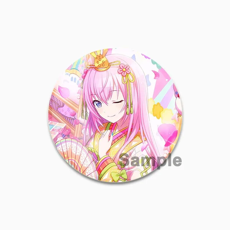 58mm Megurine Luka cartoon badge cosplay game brooches handmade exquistie enamel pins for clothes backpack jewelry accessories