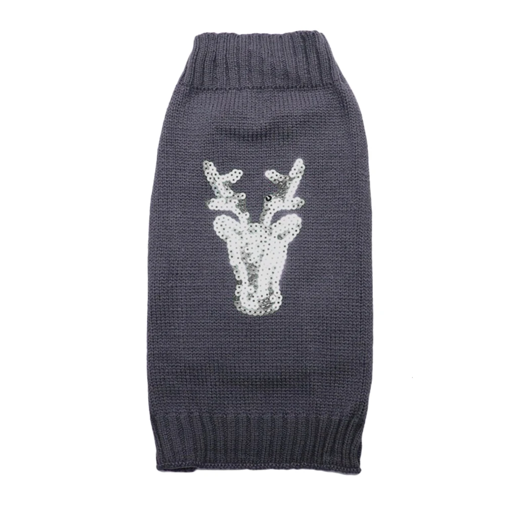 

Dog Clothes Christmas Elk Pattern Adorable Sweater Perfect for Special Occasions and Photos Size S Dog Clothes