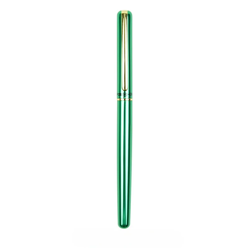 stylo-plume-hero-2026-en-metal-vert-luxe-pointe-a-capuchon-05f-compatible-avec-les-cartouches-d'encre-de-calibre-26mm-fournitures-de-bureau-stylo-de-calligraphie