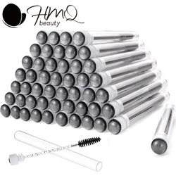 20/10/5pcs Disposable Mascara Brushes Eyelash Brush Sparking Diamond Mascara Wands with Tube Makeup Lash Extension Supplies