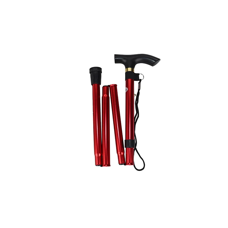 

Multifunctional Telescopic Walking Cane T-handle Foldable Walking Hand Crutches Standing Walking Canes