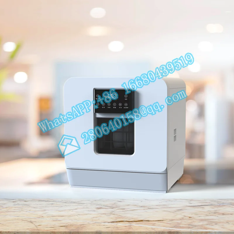 Desktop dishwasher automatic household small desktop installation-free mini hot air drying disinfection washing machine
