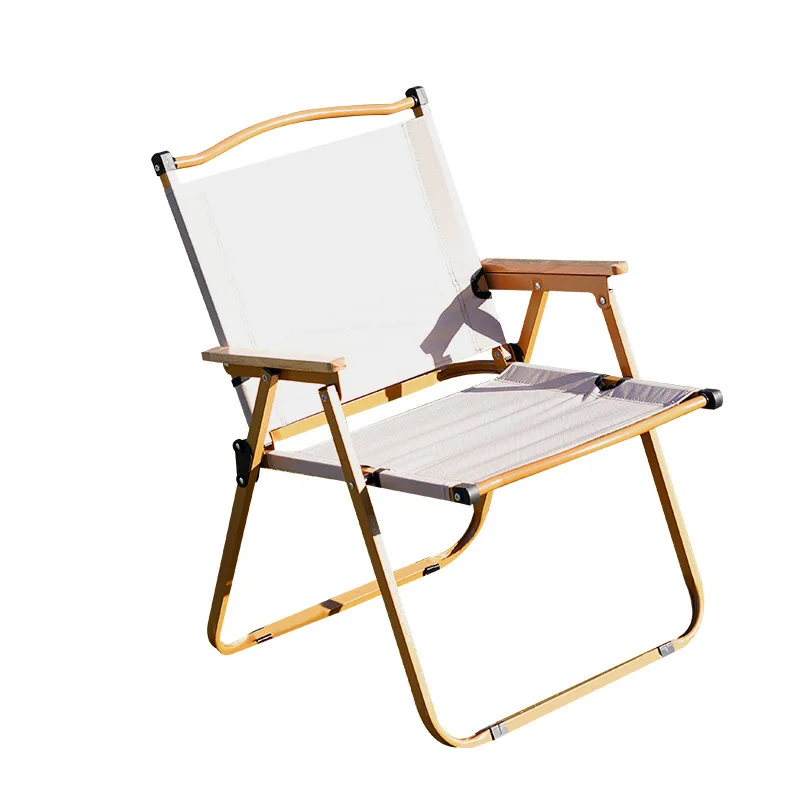 

Oxford Cloth Outdoor Folding Kermit Picnic Portable Beach Metal Camping Fishing Chair