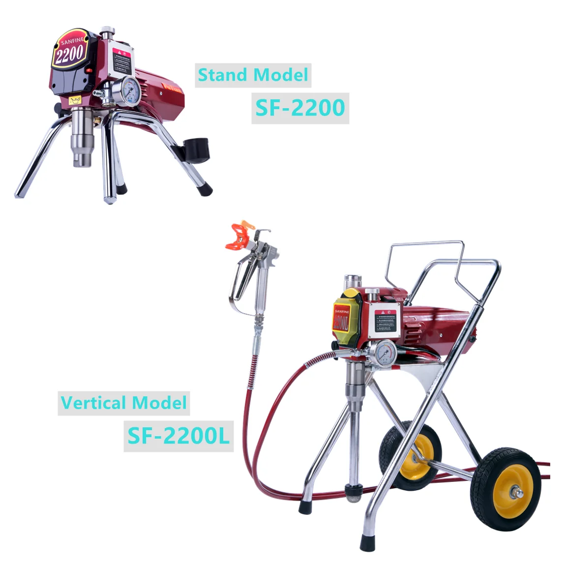 Electric High Pressure Airless Spraying Machine Plunger Pump Latex Paint Sprayer Tools Wall Paint Spray Gun Spray Coater