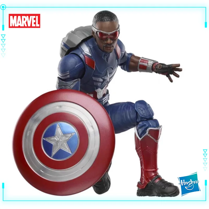 

Hasbro Original Genuine Marvel Legends Series New Captain America Brave New World 15cm Assembly Model Toys Action Figures Gift