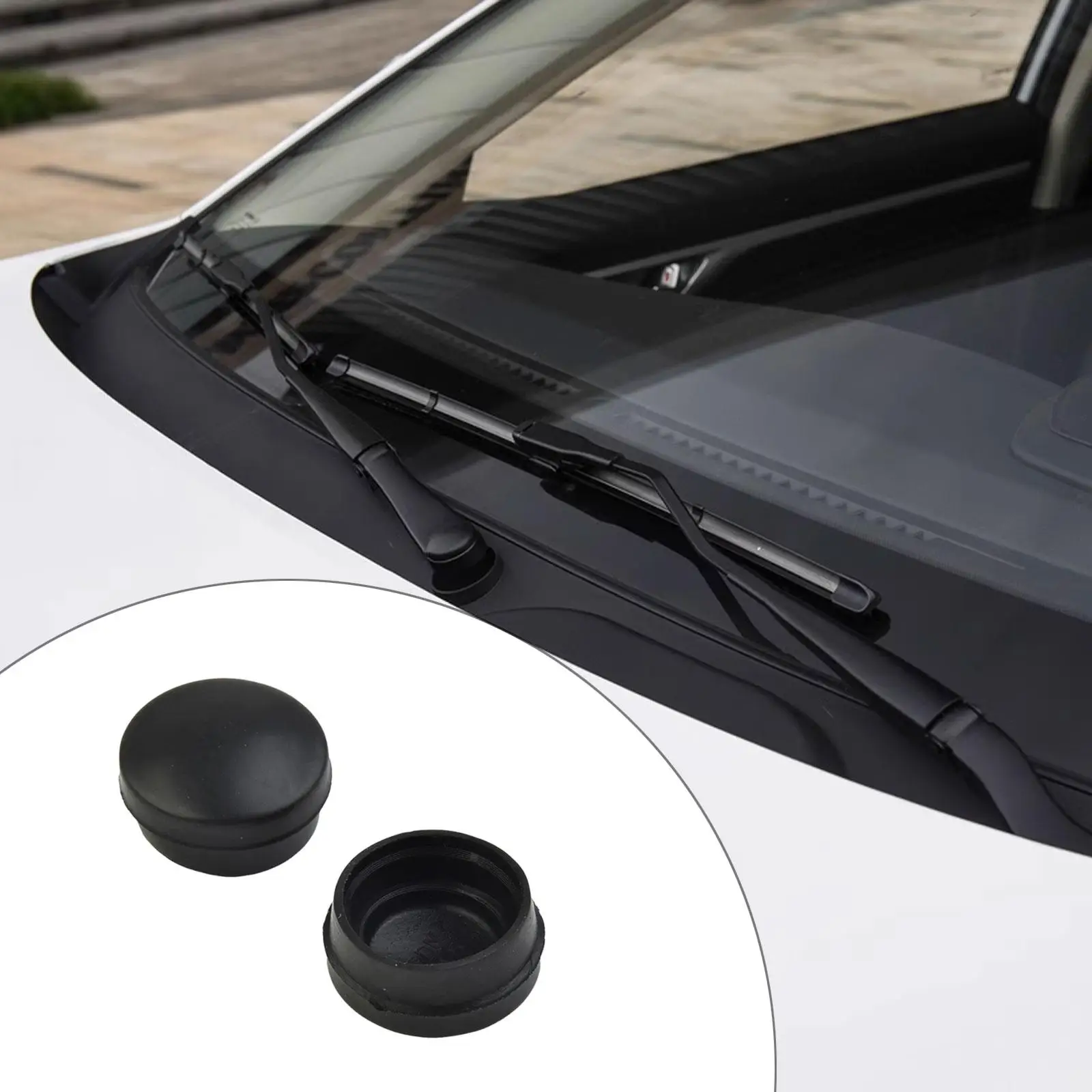 

1 Pair Front Windshield Wiper Arm Nut Cover Cap Bolt High Performance Spare Part 983804H050 for for 2015 - 2017