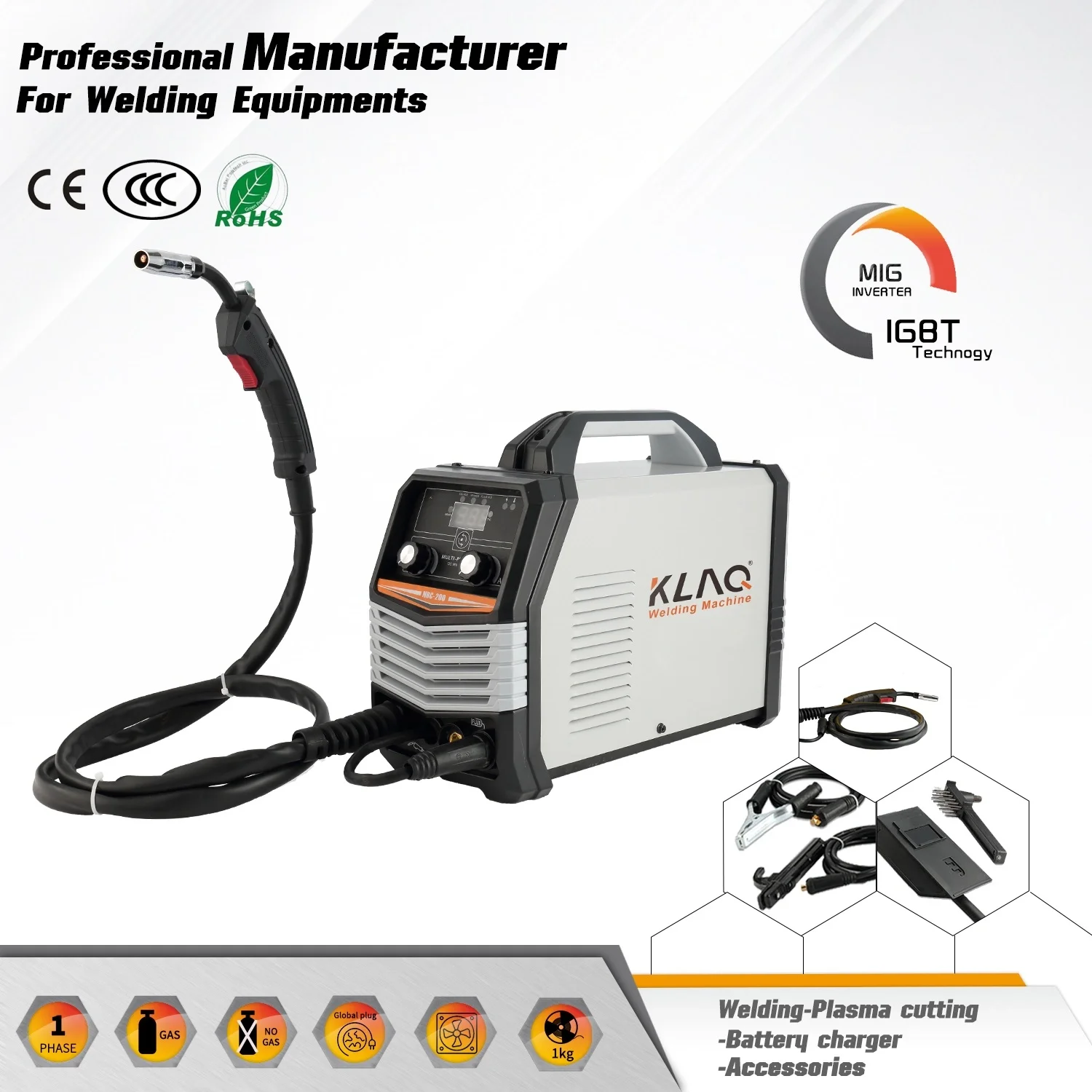 200a Mig Tig Mma Welding Machine 220v 3in1 welding machine