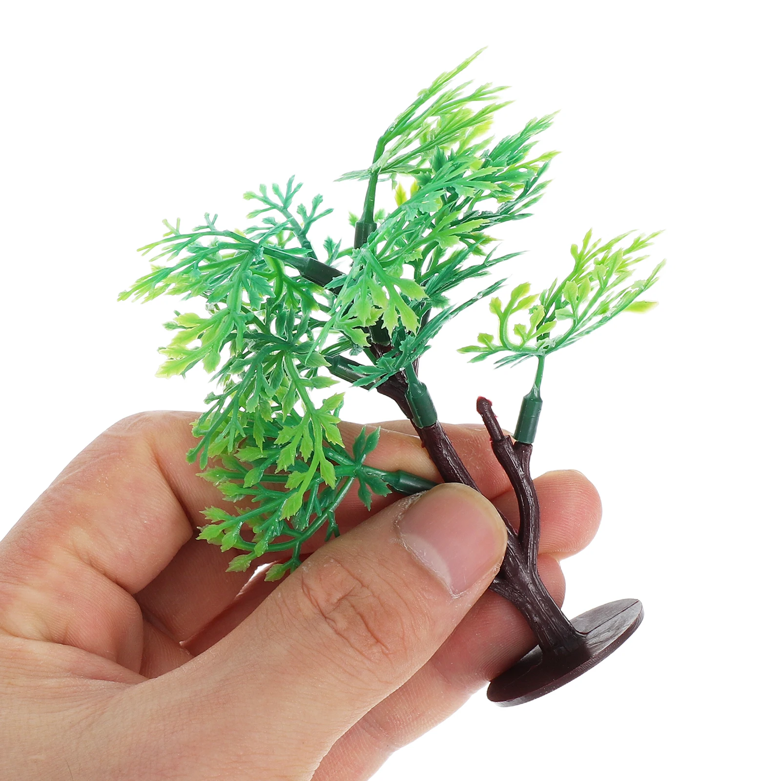

10Pcs Micro Landscape Decor Artificial Trees Realistic Greenery for Home Office Gift Trees Landscape Tree