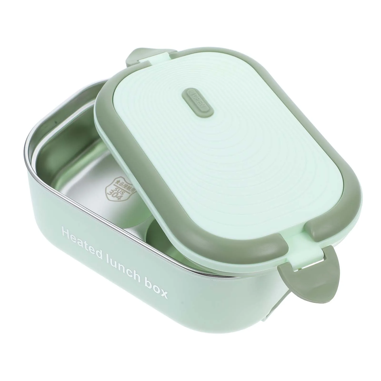 

Portable 304 Stainless Steel Lunch Box Food Warmer with Separate Compartments for Adults Kids Self Heating Thermal Container