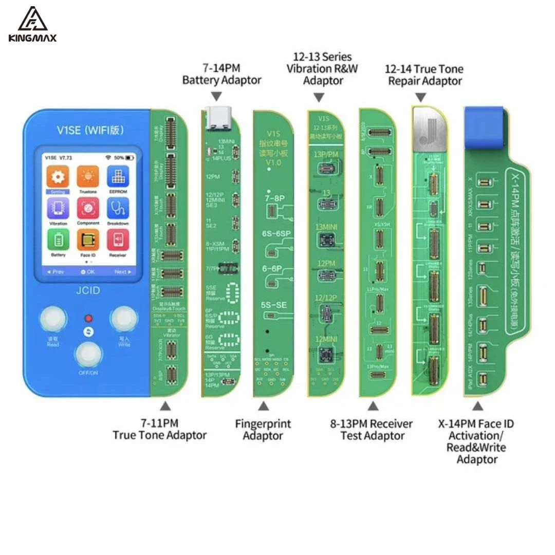 

For JC-V1SE multifunction programmer Full Accessories 7 Boards Repair Flex Cable Jc V1S for Battery Programmer True Tone