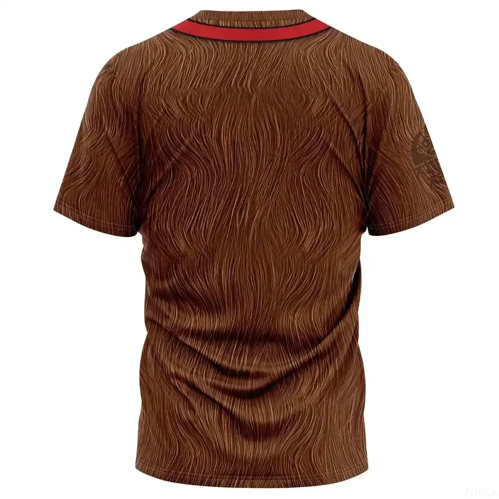 2026 Sommer Donkey Kong 3D-Druck T-Shirt Atmungsaktiv Locker Vielseitig Lässig Sport Kurzarm – Detail 4