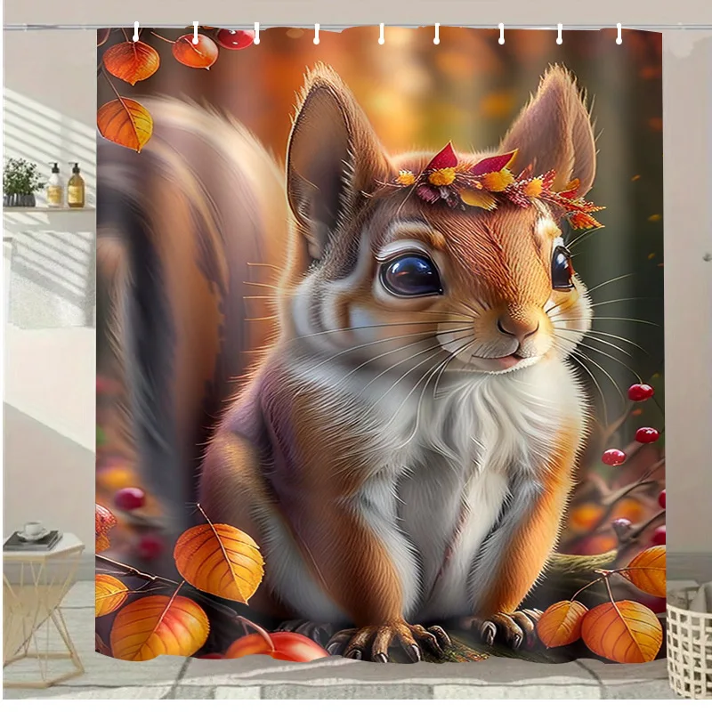 

Кленовый лист белка моющаяся грязеотталкивающая занавеска для душа насадка для душа водонепроницаемая полиэстеровая занавеска для ванны для домашнего декора