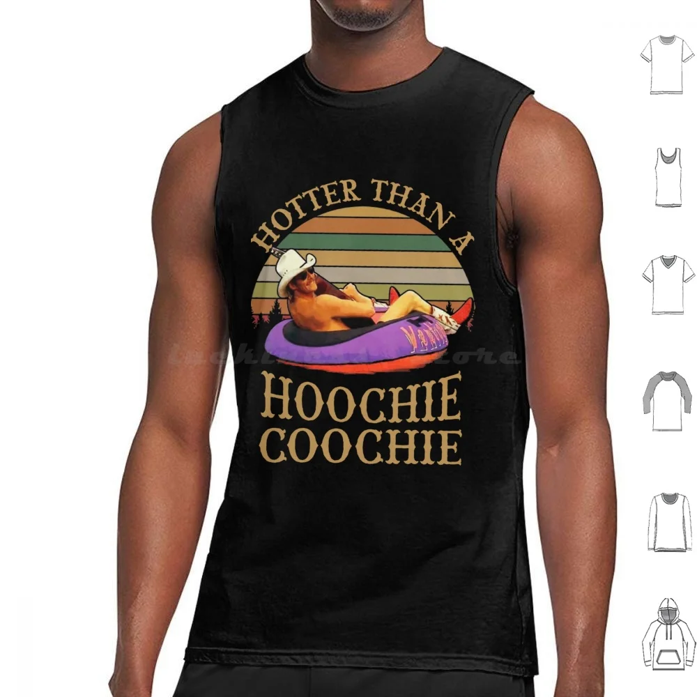 Hotter Than A Hoochie Crt Tank Tops Print Cotton Alan Jackson Denise Jackson Country Singer Alan Jackson Alan Jackson