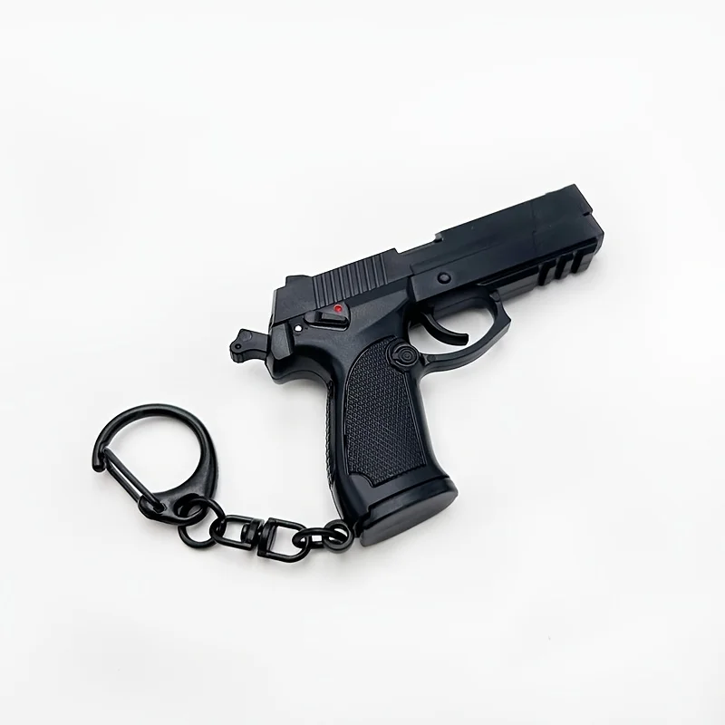 1: 3.5 Fashionable Mini Detachable Pistol Keychain, Outdoor Sports Style Backpack Versatile Additions, Car Keychain