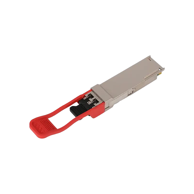 Modul Transceiver Optik QSFP 100G Panjang Gelombang 40km ER Single Mode LC SM Connector Transceiver Fiber Optik 80km 100G Optik