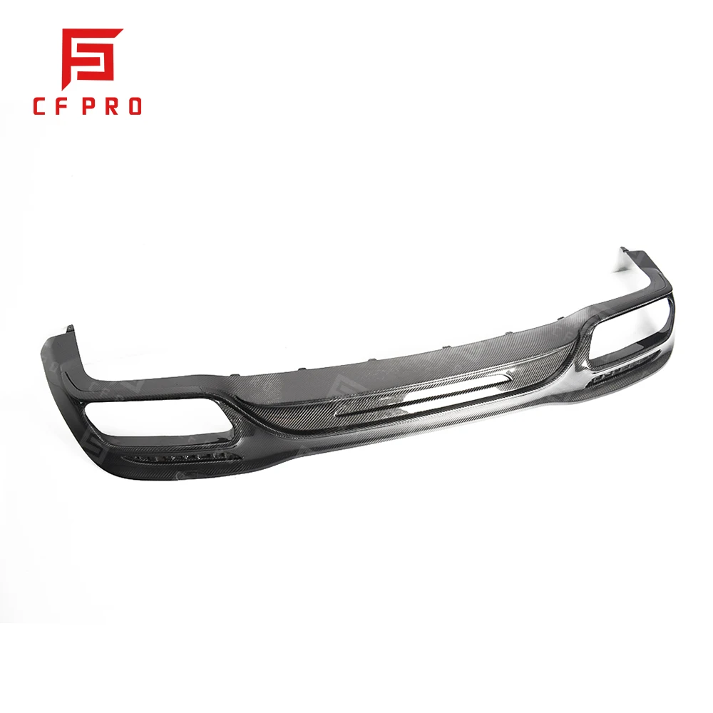 Carbon Fiber Material Rear Bumper Lip Fins Splitter Diffuser For Benz S Class S63 W222