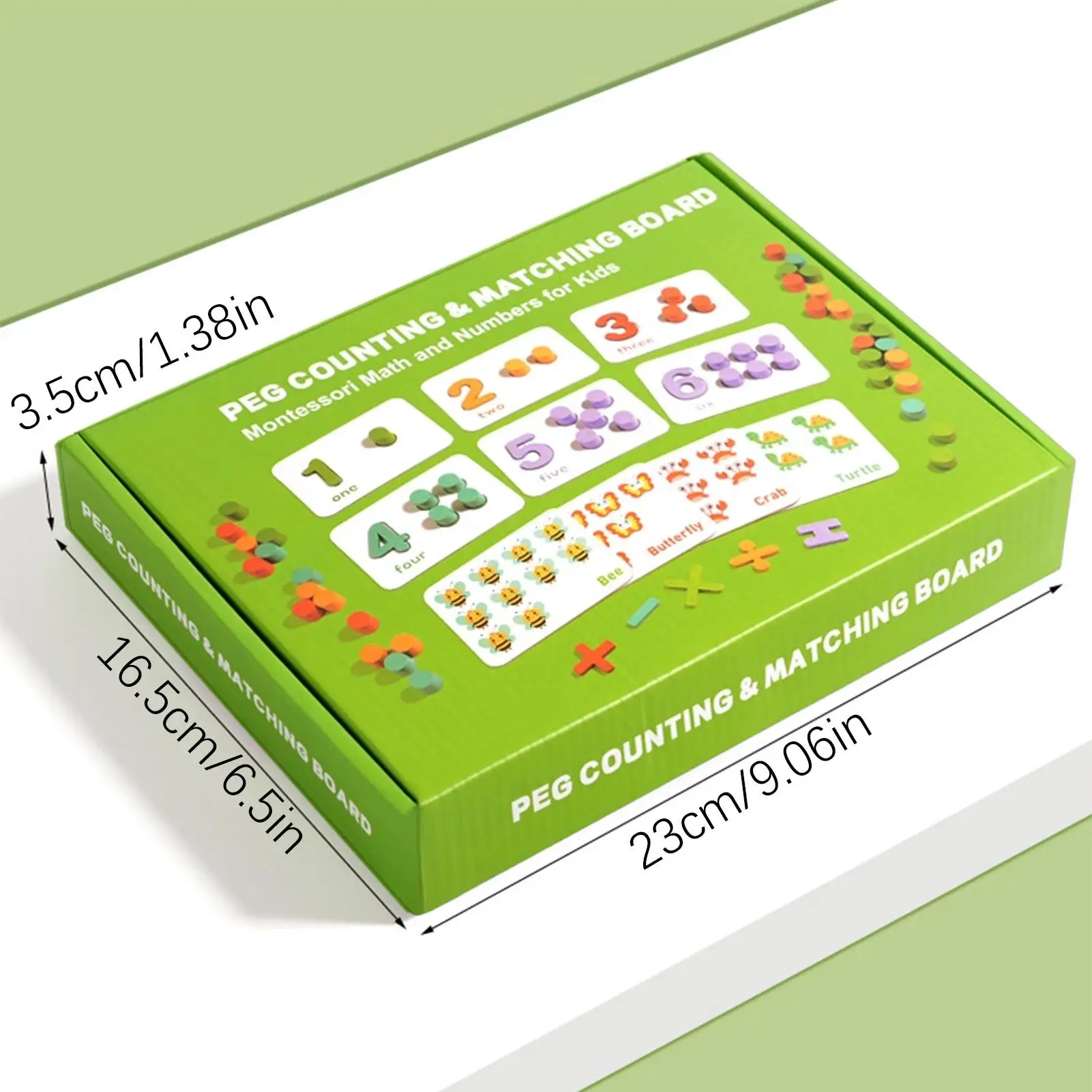 나무 핀 계산 보드 수학 학습 장난감 몬테소리 수학 교구 유아 어린이 홈스쿨 교실 교육용