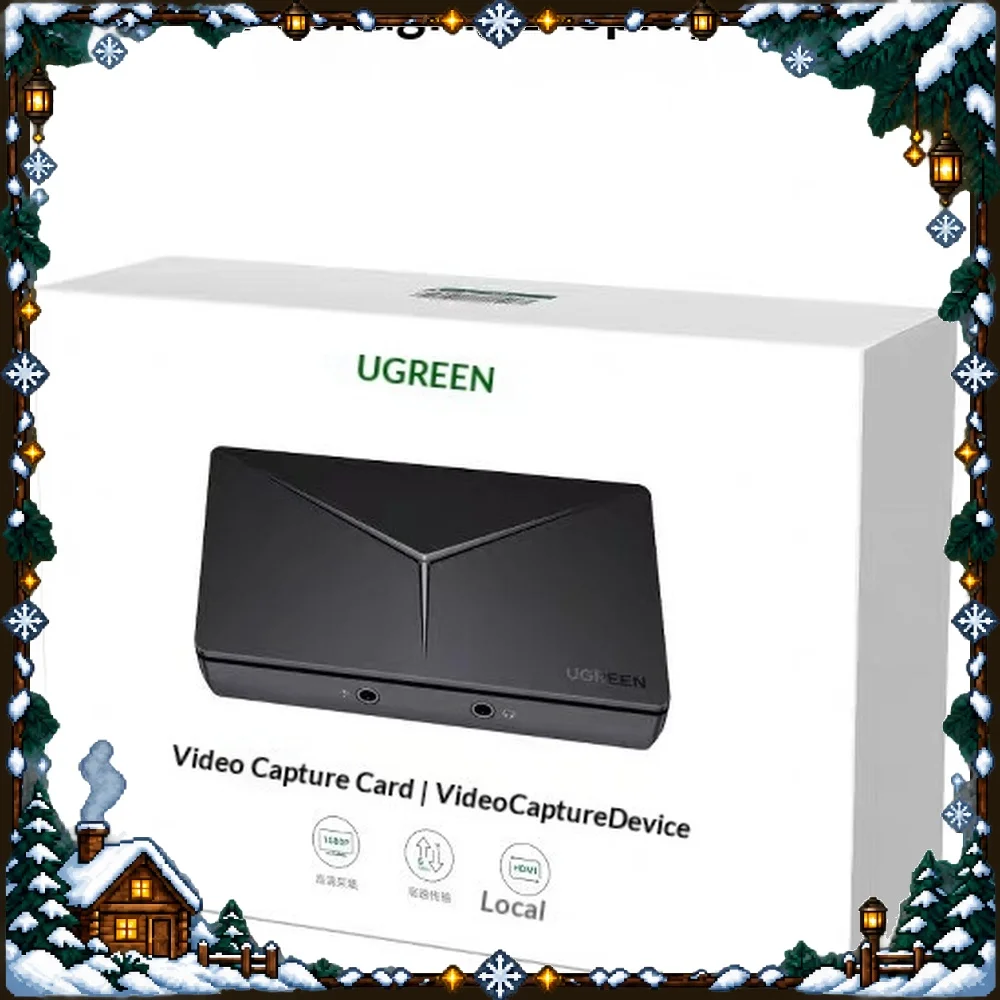UGREEN CM410 HDMI Video Capture Card 4K HD USB for DSLR Camera Mirrorless Live Streaming PC