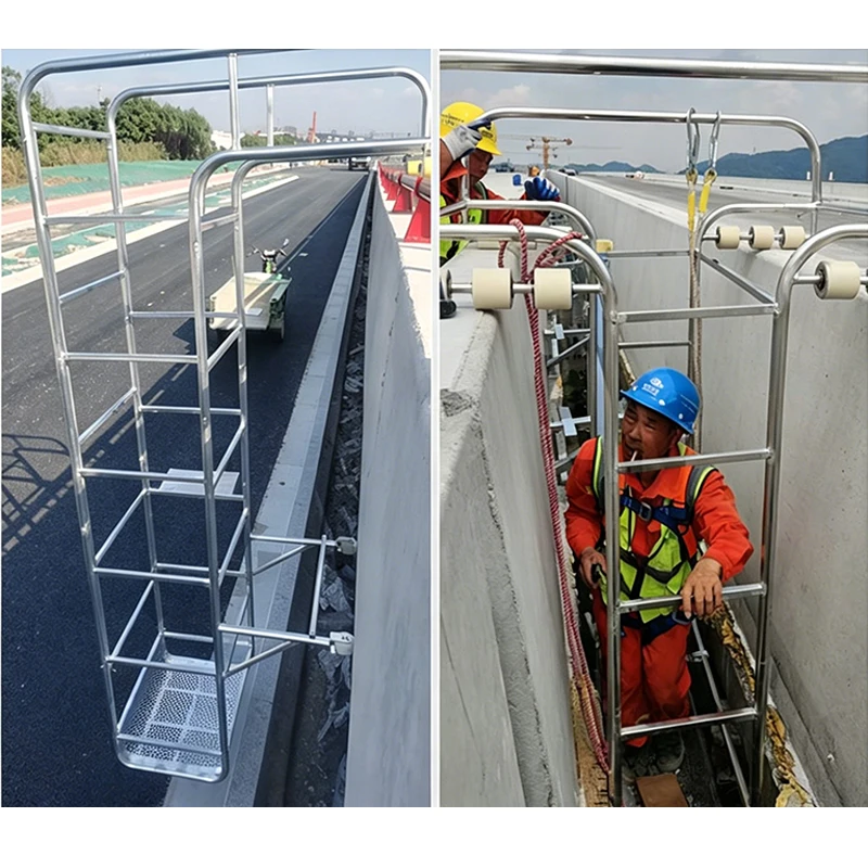Maintenance Scaffolding for Guardrails Mobile Folding Bridge Scaffolding Cross-Bracing for Wet-Joint Bridge Deck Con(Customized)