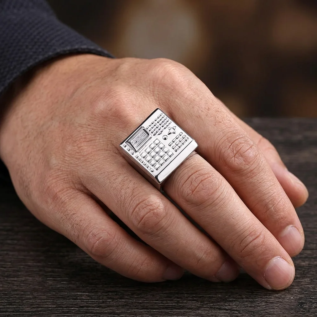 GUCY New Arrival Hip Hop Fashion Gold Color Plated Micro Pave Cubic Zircon Ring Full Iced Out Bling Rock Jewelry For Men
