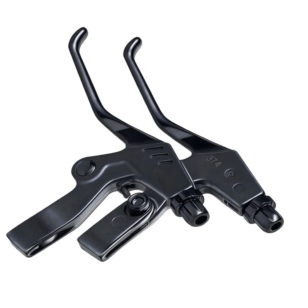 MTB-Compatible Aluminum Brake Lever Featuring Optimized Lever Angle Smooth Action and Dependable Cable Retention