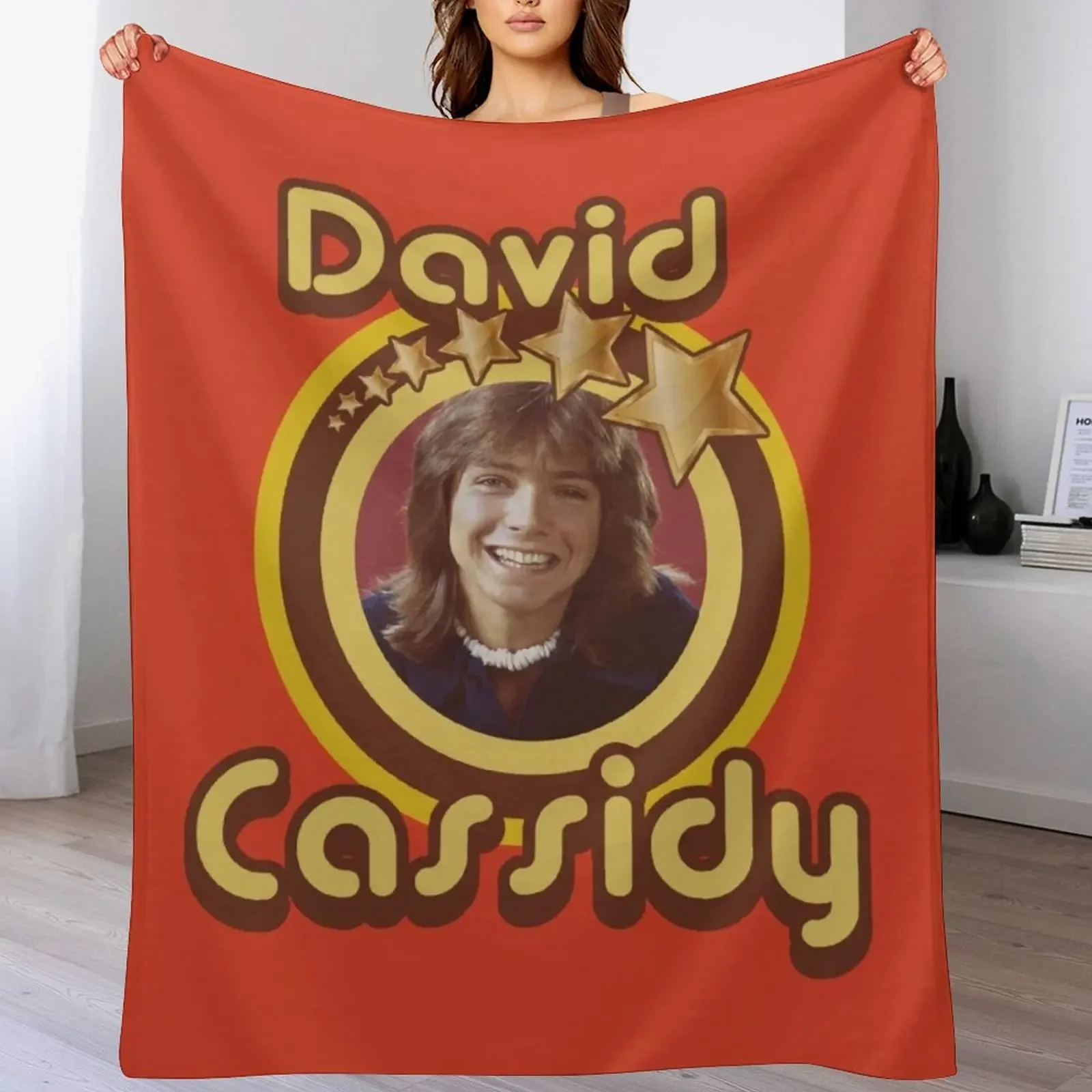 

Star Tribute: David Cassidy Throw Blanket blankets and throws Luxury Thicken Thermal Beach Blankets