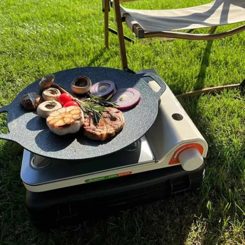 3500W High-power High Flame Card Stove Portable Ultra-thin Gas Stove Outdoor Camping Picnic Cooking Electronic Ignition Stove