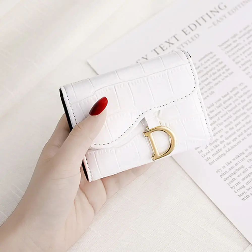 Multi-functional Mini PU Card Holder Clutch Bag Multi-Card Short Wallet