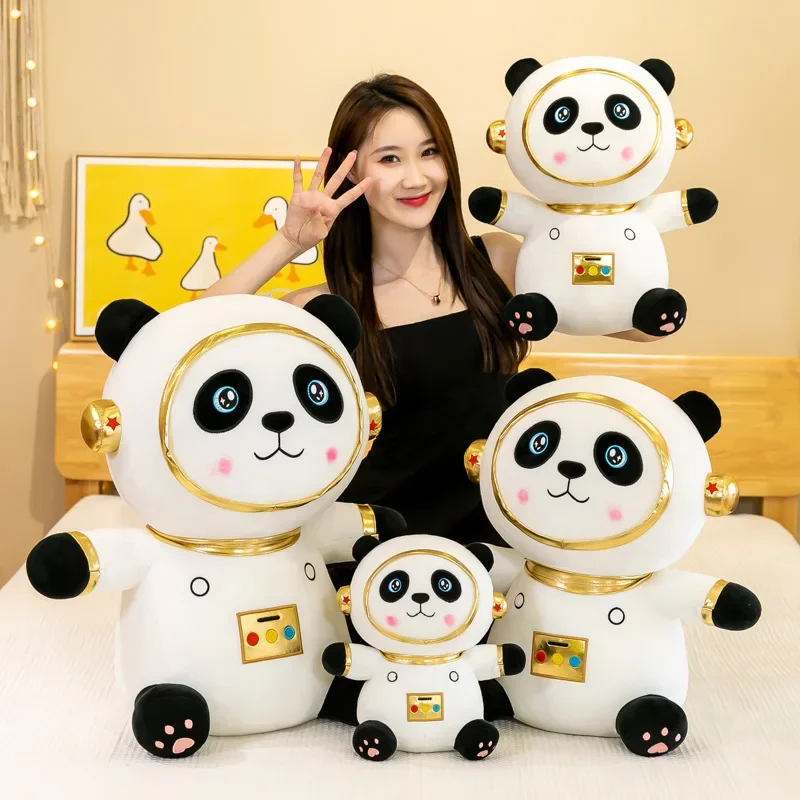 

65 см мультфильм космическая серия панда космонавт плюшевые игрушки космонавт мягкая плюшевая кукла диван подушка Декор подарки на день рождения для мальчиков