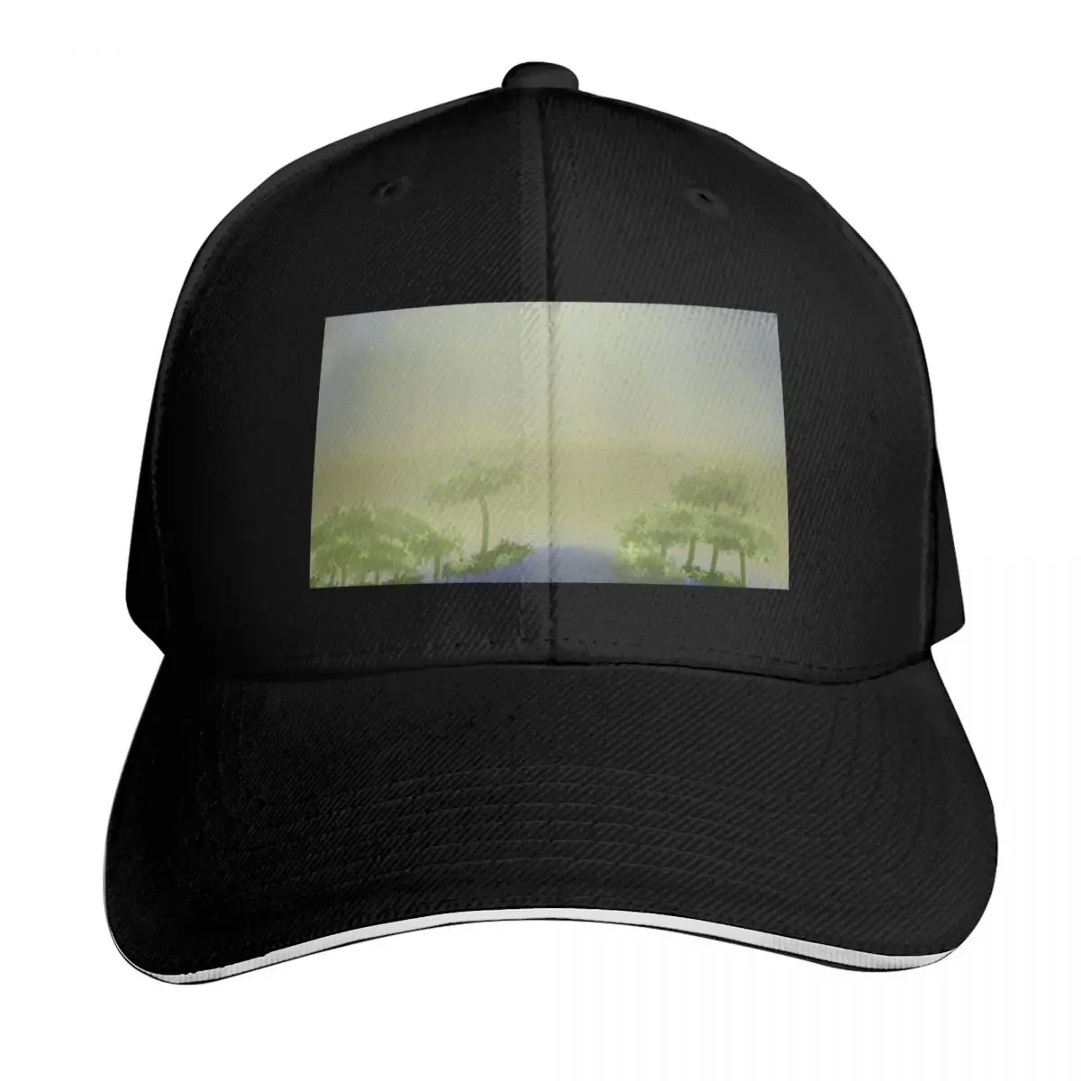 Desert Oasis Baseball Cap black Male hat Hip Hop Uv Protection Solar Hat Men's Luxury Women's