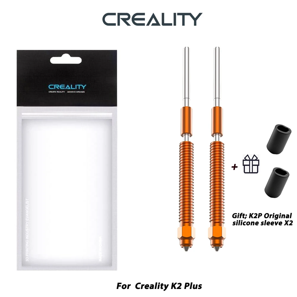 

Сопло Creality K2 Plus Unicorn, быстросменные сопла с высоким расходом, цельнометаллический дизайн из закаленной стали для аксессуаров для 3D-принтеров K2 Plus