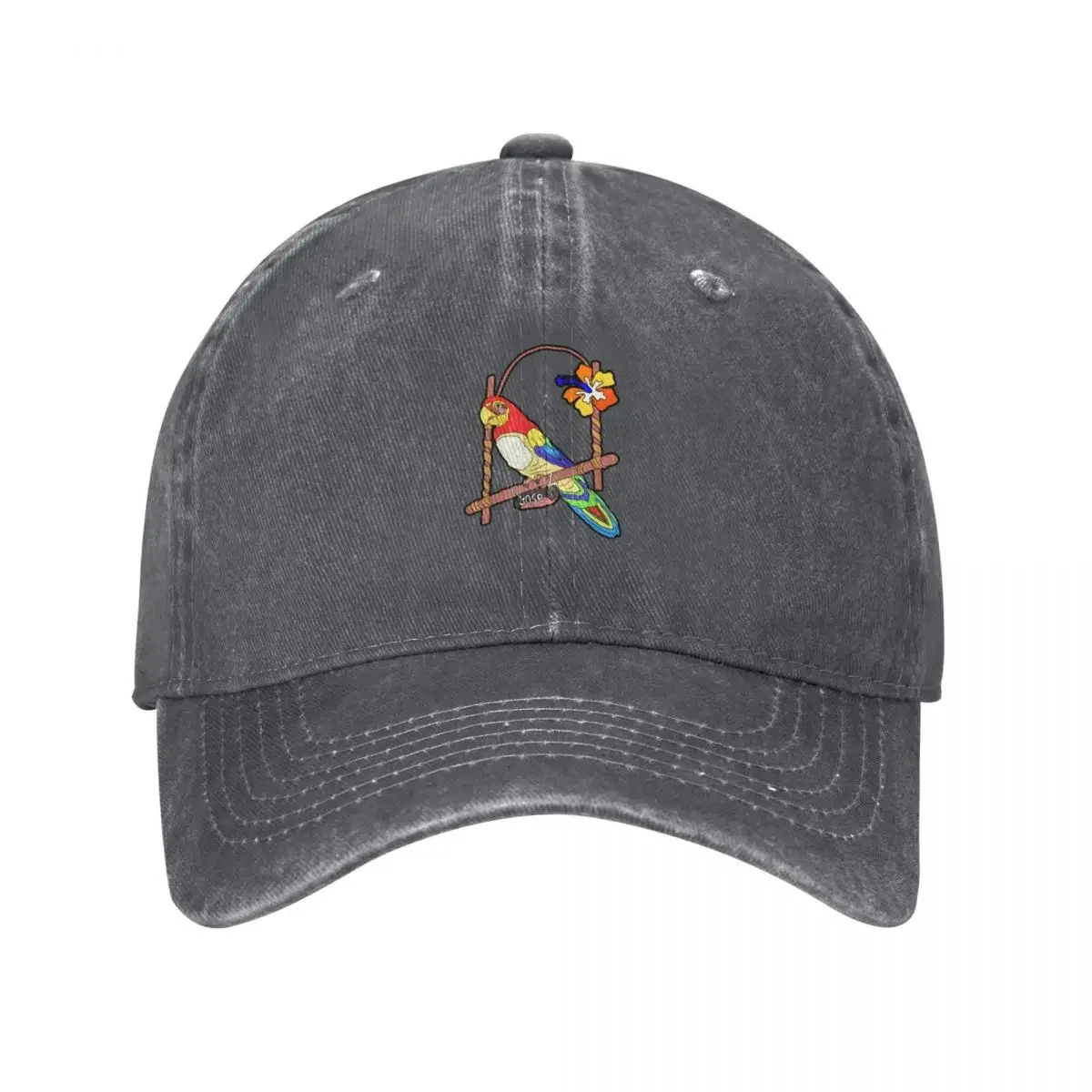 Tiki Parrot Baseball Cap |-F-| Golf Hat Hats Man Women's