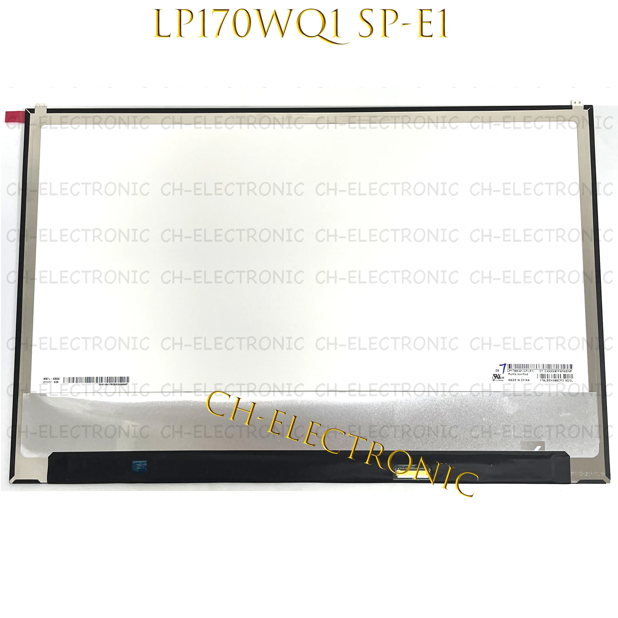 

17.0" WQXGA 2560*1600 LP170WQ1-SPE1 LP170WQ1 SP E1 For Gram 17Z990 LCD Display Screen Matrix Replacement Panel 40pins