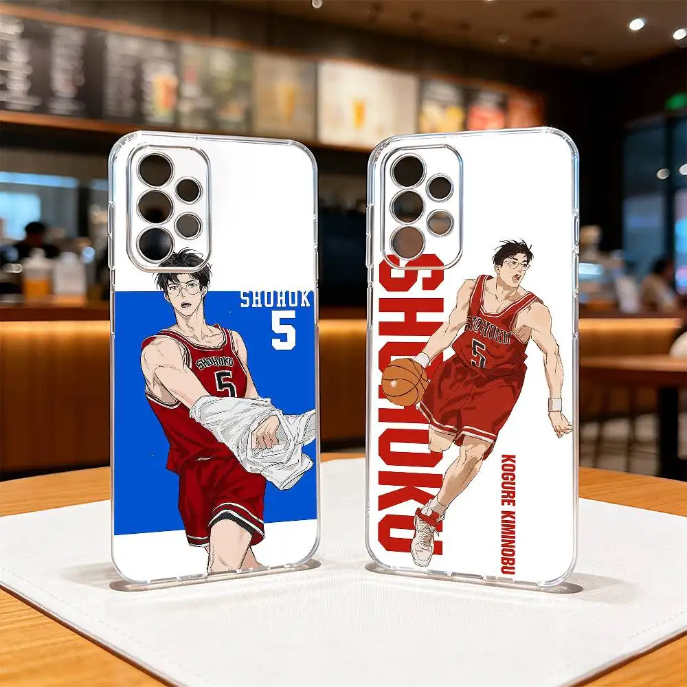

Slam Dunk Kiminobu Kogure-e Phone Case For Samsung S25,S24,S21,S22,S23,S30,Ultra,S20,Plus,Fe Transparent Cover