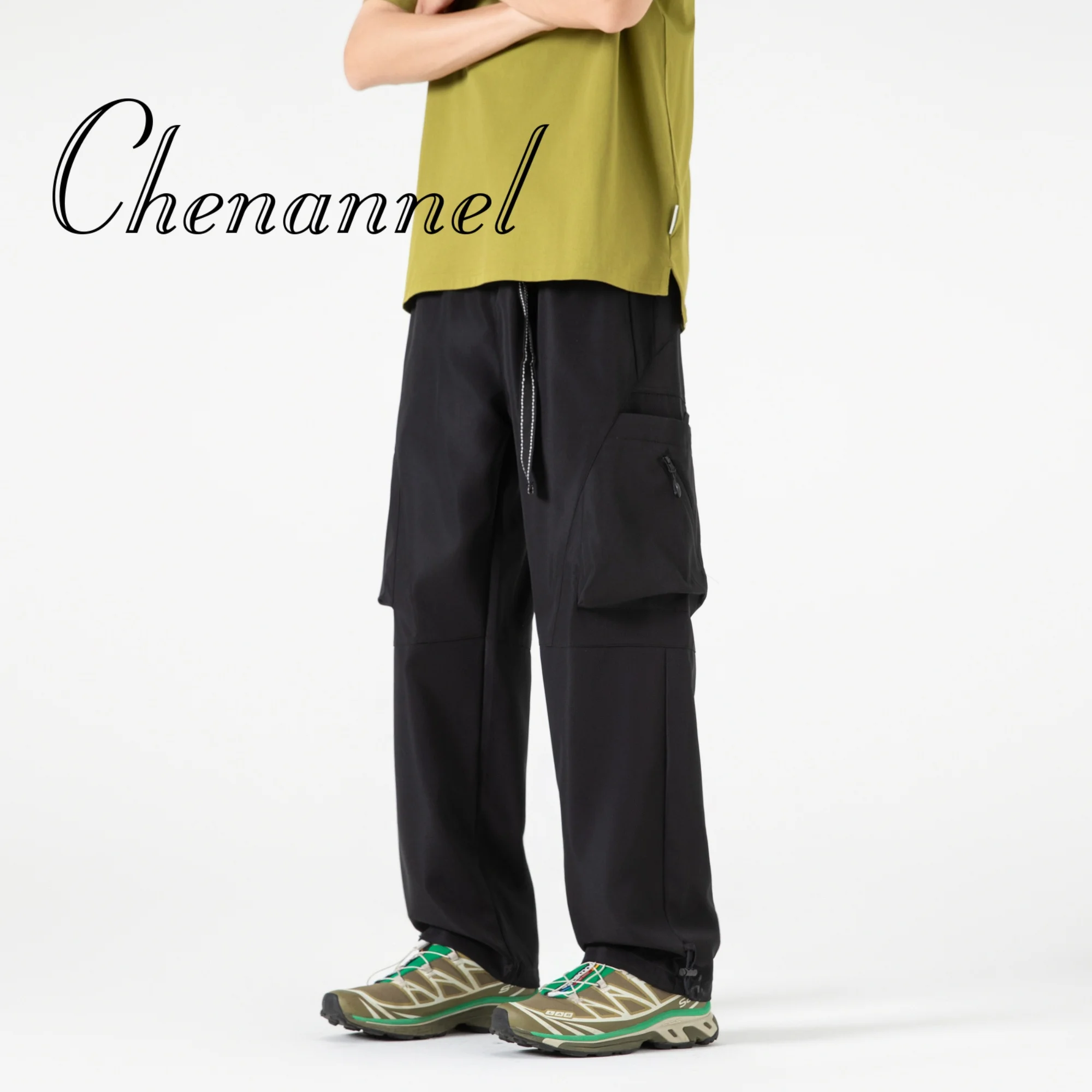 

Американские складные быстросохнущие легкие водонепроницаемые брюки, повседневные уличные брюки-карго с карманами для мужчин