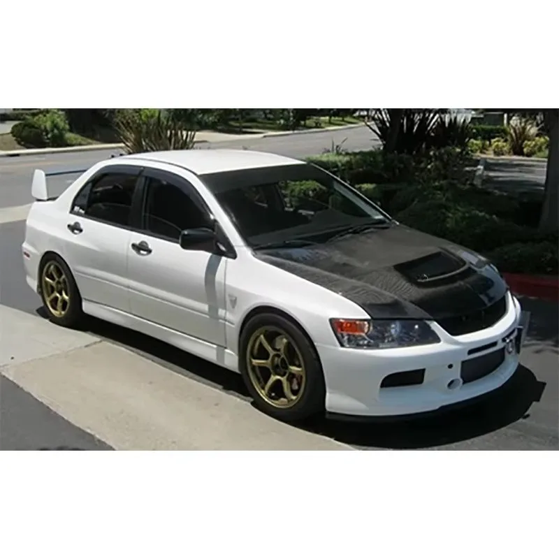 OEM Style Hood Bonnet Carbon Fiber for 2003-2005  Evoulution EVO 8 Lancer Evolution   OLOTDI - view 3
