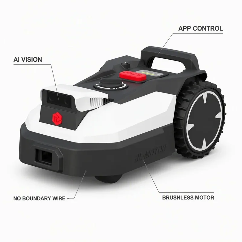 Hot Sale Ai Robot Lawn Mower Automatic Gps and Autonomous Lawn Mower Auto Mower Park