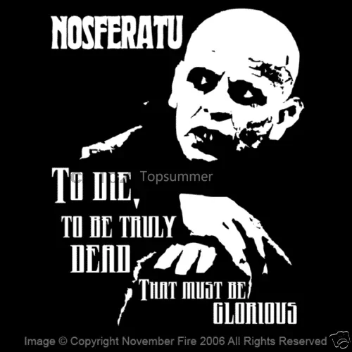 

Nosferatu To Die Vampire Dracula Klaus Kinski Vampyre Werner Herzog Shirt Nft271