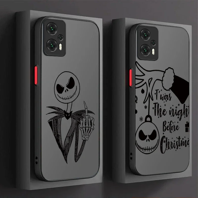 Disney Nightmare Before Case For Xiaomi 13T 12T 11T 10T 13 12 11 Lite 5G NE POCO M6 Pro 4G M5S C65 X6X3 NFC X4 GT X5 F3 F4 F5 F6