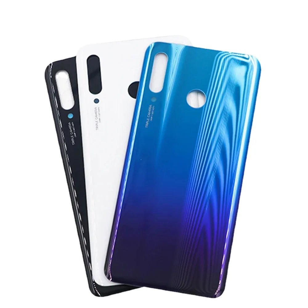 New For Huawei P30 / P30 Lite / P30 Pro ELE-L09 Battery Back Cover 3D Glass Panel Rear Door Housing Case With Adhesive Replace