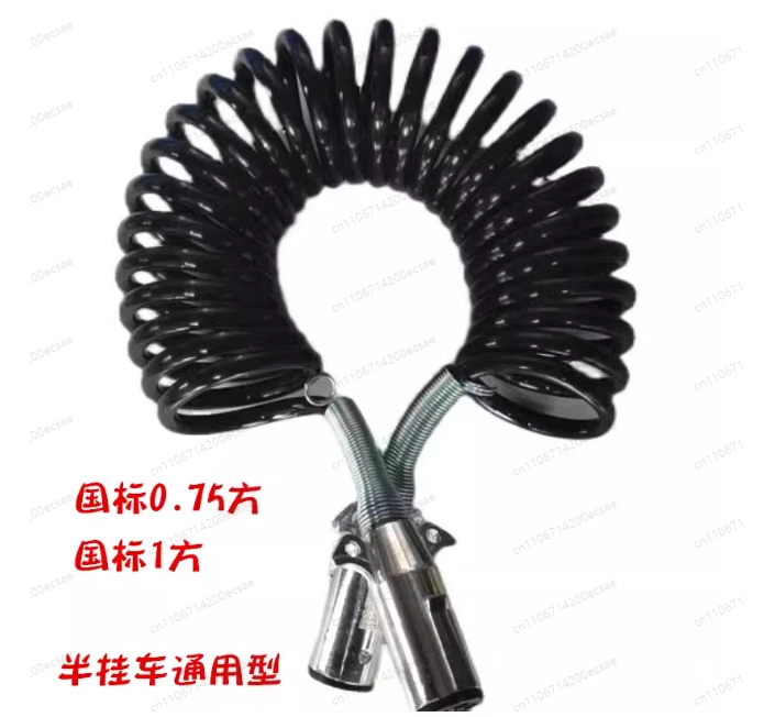 

ABS Large Ring 7 PIN Spring Wire Assembly Trailer Specific EBS Brake System Connection Wire For Truck and Trailer