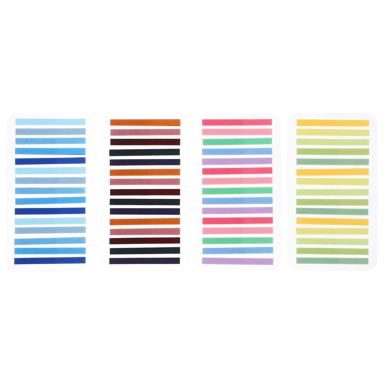 

4 set Ultrathin Colorful Index Sticky Book Page Tabs For Notebooks Journals Planners Strong Adhesion Easy Removal Clear Marking