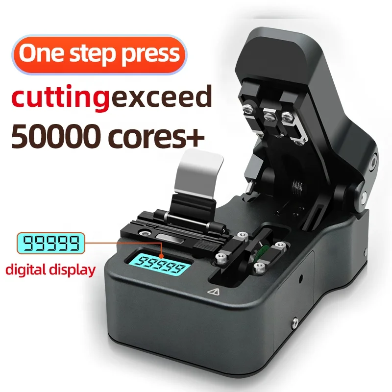 أداة سكين قطع دقيقة من الألياف الضوئية بسعر جيد من المصنع مباشرة، ساطور من الألياف السوداء مع شاشة رقمية #2