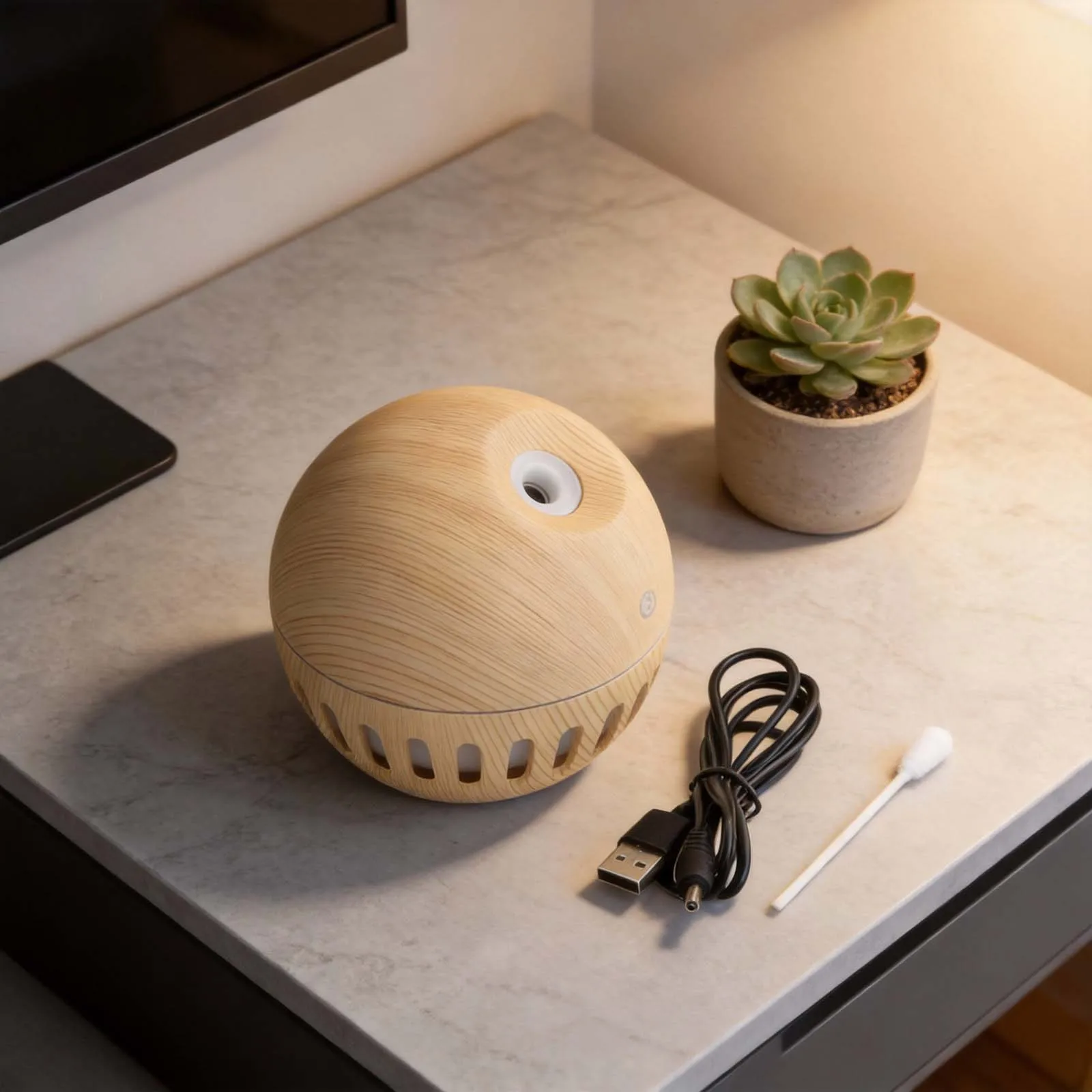 130ml Humidifier Car Humidifier Advanced Technology for mist Air Hydration Aromatherapy Accessory Portable Humidifier